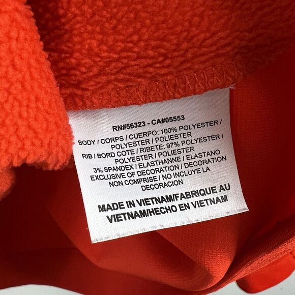 Baltimore Orioles Nike Golf Orange Quarter Zip Fleece Jacket Size XL - Picture 9 of 11